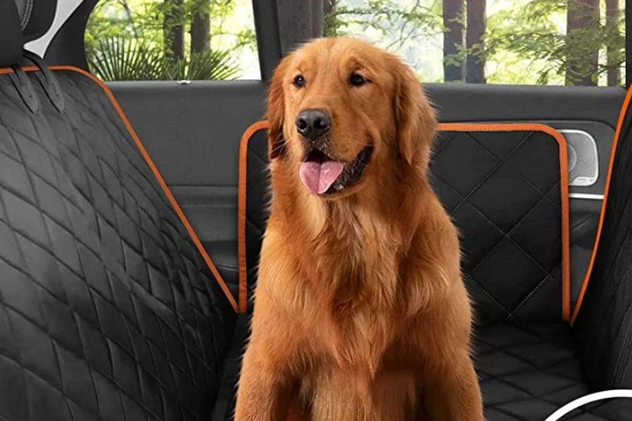 Non-slip dog car hammock